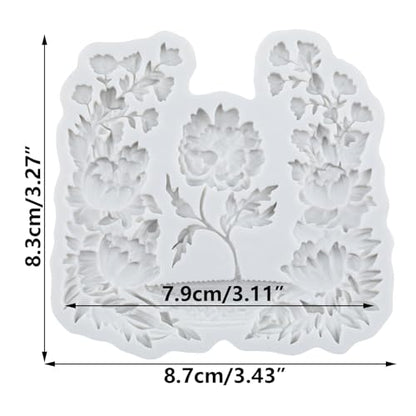Flower Garland Polymer Clay Mold Flower Resin Silicone Molds - color: Style I