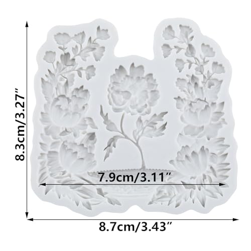 Flower Garland Polymer Clay Mold Flower Resin Silicone Molds - color: Style I