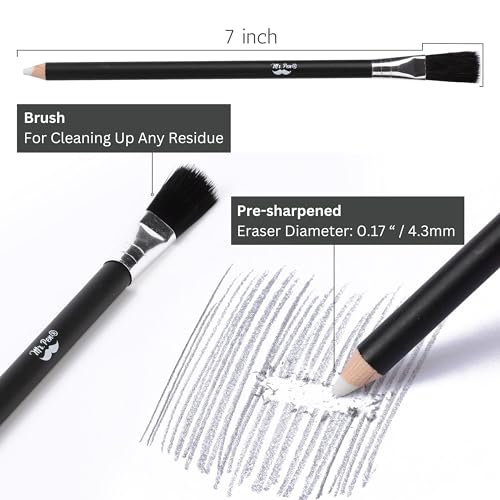 Mr. Pen- Art Eraser Set, 12 pcs, Artist Pencil Erasers