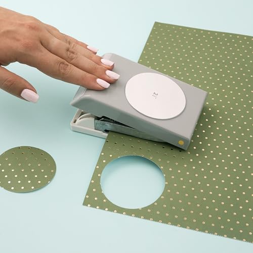EK Tools Circle Paper Punch, 2.5-Inch, New Package , White - size: 2.5 Inch