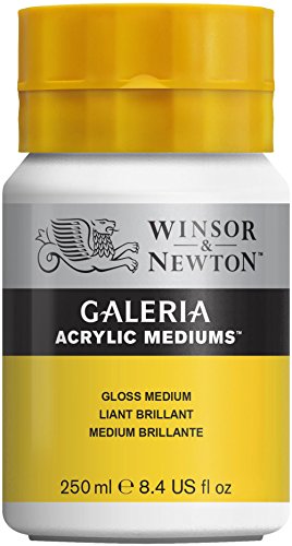 Winsor & Newton Galeria Acrylic Gloss Medium, 8.4-oz (250ml) Jar - color: Gloss Medium, style: 8.4-oz