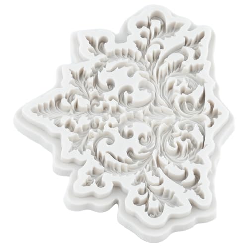 Baroque Polymer Clay Mold Curlicues Scroll Lace Silicone Molds | Jewelry Making Epoxy Resin Casting Air Dry Polymer Clay Craft - color: Style D
