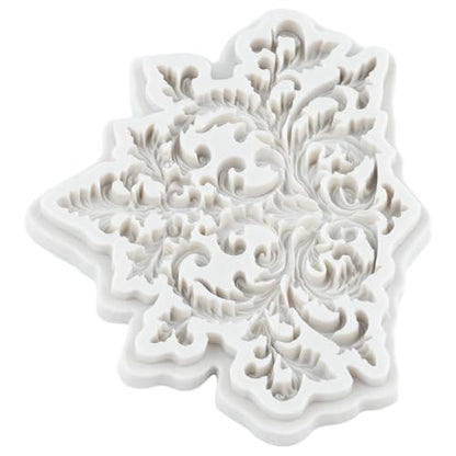Baroque Polymer Clay Mold Curlicues Scroll Lace Silicone Molds | Jewelry Making Epoxy Resin Casting Air Dry Polymer Clay Craft - color: Style D