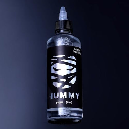 Mummy Premium Tattoo Ink Mixing Solution – Perfect for Graywash Shading & Color Dilution 8oz (240ml) Bottle