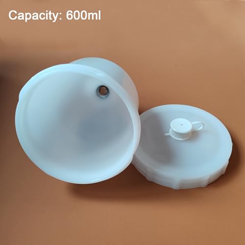 CYDZSW Paint Sprayer Cup,600ml HVLP Paint Spray Gun Cups Pot Replacement Fit for Dv1 GTI Pro TT GFG