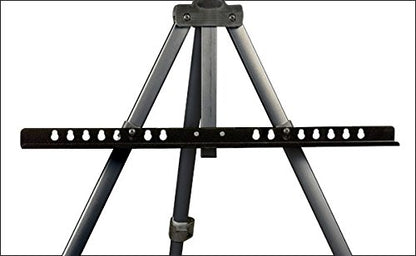 Creative Mark Feather Portable Lightweight Painting Adjustable Folding Tripod Easel Stand for Painting, Up to 75" Tall, Easy-Lok Canvas Holder Fits 1.5" Canvases from 4''-30'' Tall
