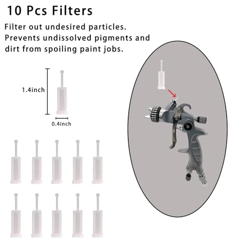 Multi-Purpose Spray Tool Cleaning Kit with Spray Tools Filters, Paint Tools Clean Kit Airbrush Cleaning Kit for HVLP Gravity, Suction, Detail Paint Tool, Airbrush