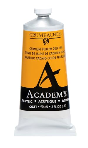 Grumbacher Ink, 90-ml, Cadmium Yellow Deep, 3 Fl Oz - color: Cadmium Yellow Deep