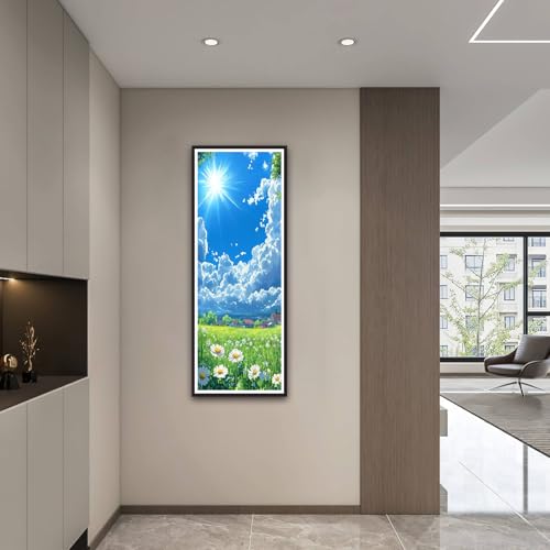ZHUMUTO Large Diamond Painting Kits for Adults Daisy Meadow - color: LZMT049