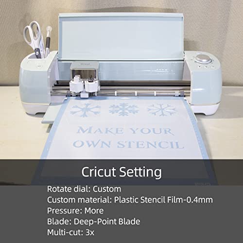 10PCS 10mil Blank Mylar Stencil Sheets,12X12 inch Milky Translucent PET Blank Stencils Sheets,Template Material for Laser Cutting Machines , Food-Safe Craft Plastic - size: 10mil, 12" x 12”, 10 Pack