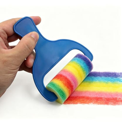 4 Pcs Sponge Rollers for Painting, Foam Pattern Paint Roller Set