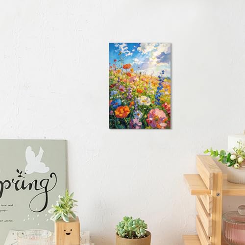 Muzagroo Art 5D Diamond Paintings Kits for Adults Round Full Drill Flowers Diamonds Art Kits for Beginners Diamond Art Paintings Gem Art Kits Diamond Dots Kits 30x40cm (Flowers) - color: Flowers