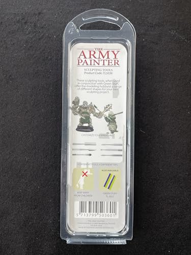 The Army Painter, Sculpting Tools, set of three tools | Set with Three Double Ended Stainless Steel Dab Tool, Polymer Clay Tools for Modeling Plastic, Resin, and Metal Miniatures