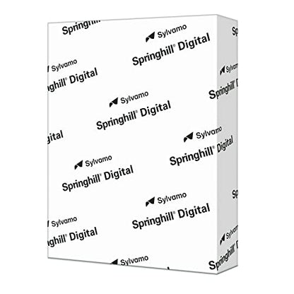 Springhill White 8.5” x 11” Cardstock Paper, 80lb Vellum Bristol, 175gsm – Premium Medium Weight Cardstock, Vellum Printer Paper with Textured Finish – 016200R, 250 Sheets (1 Ream) - color: 80 lb, size: 250 Sheets (1 Ream), style: 8.5x11 (Letter)