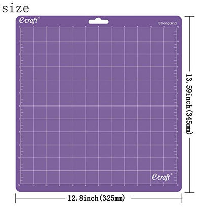 Ecraft 12x12 Cutting Mat 5-Pack for Silhouette Cameo 5/4/3/2/1, Variety Grip (StrongGrip, StandardGrip, LightGrip), Gridded Non-Slip Replacement Mats for Crafts, Quilting & Sewing - color: Multicolor - LightGrip (1), StandardGrip (3), StrongGrip (1) (5 pa