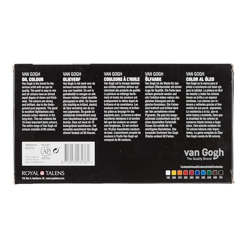 Van Gogh Oil Color Paint, 10x20ml Tubes, Basic Set - color: General Selection, Standard Set, size: 0.68 Fl Oz (Pack of 10)