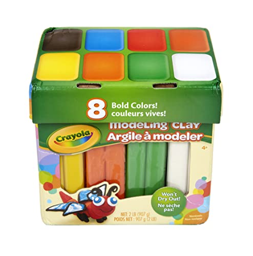 Crayola Modeling Clay in Bold Colors, 2lbs, Gift for Kids, Ages 4 & Up - size: Small