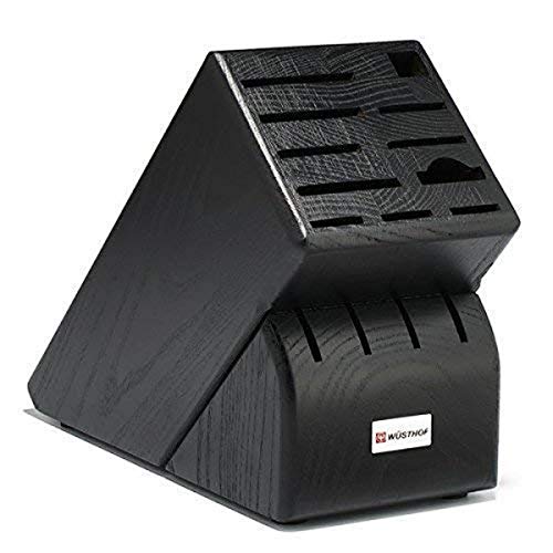 WÜSTHOF 15-Slot Black Knife Storage Block - color: Black, size: 15-Slot