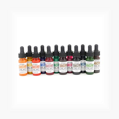 Dr. Ph Martin's Hydrus Watercolor Paint Set of 1/2oz. Bottles-SET 2