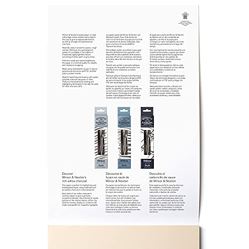 Winsor & Newton Professional Pastel Paper Pad, 9" x 12", 24 sheets, 160gsm, Grey Tones - color: Grey, style: 9" x 12"