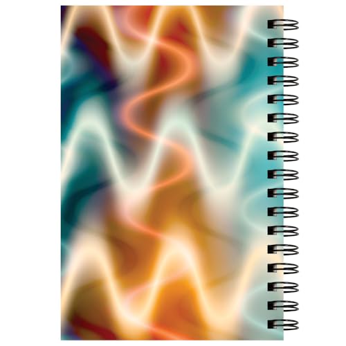 UCreate Fashion Poly Sketch Book, Neon Squiggles, 6" x 9", 1 Count - style: Neon Squiggles; 6" x 9"