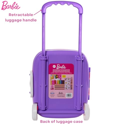 Barbie Color and Roll Activity Set with Carrying Case, Stickers, & Art Supplies - style: Barbie