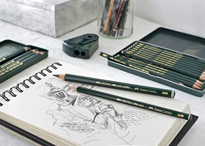 Faber-Castell, Castell 9000 Jumbo 6B, Top-Quality Graphite Pencil for Writing, Drawing and Sketching - style: 6b