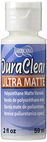 DecoArt Americana DuraClear Varnishes, 2-Ounce, Ultra Matte - color: Clear Ultra Matte, size: 2 fluid ounces