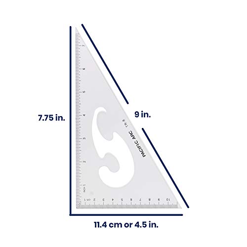 Triangle Set 8 Inch 30/60 & 45/90 … - size: 8 Inches, style: Single Set