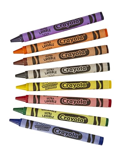 Crayola Washable Crayons, School Supplies, 24 Count (Pack of 2) - size: 24 Count (Pack of 2)