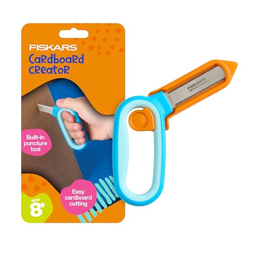 Fiskars 5" Kids Cardboard Creator, Safer Cardboard Cutting Tool - style: Cardboard Creator