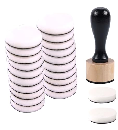 23 Packs Mini Ink Blending Tool Set, 1 Mini Applicator Tools and 22 Replacement Foam Pads for Scrapbooking Painting Drawing Art SuppliesInk Tools and More (1 Blending Tool +22 Foams) - color: 1 Blending Tool +22 foams
