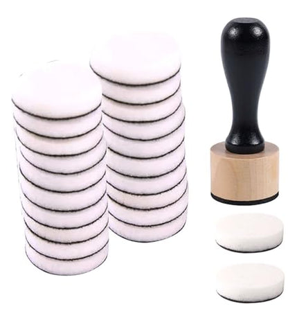 23 Packs Mini Ink Blending Tool Set, 1 Mini Applicator Tools and 22 Replacement Foam Pads for Scrapbooking Painting Drawing Art SuppliesInk Tools and More (1 Blending Tool +22 Foams) - color: 1 Blending Tool +22 foams