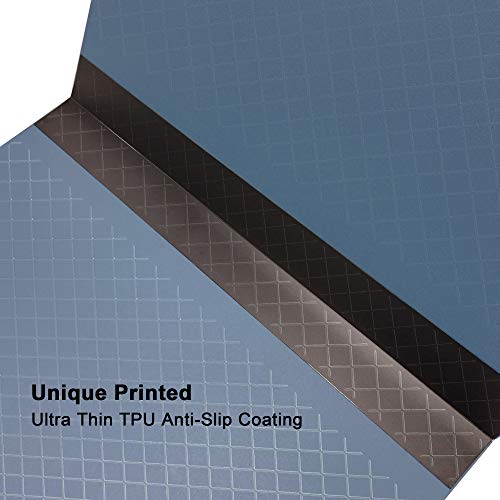 24"x18" Self Healing 3 Layer Folding Cutting Mat, Non-slip Non-reflective, Great for Crafts, Quilting, Sewing, Scrapbooking Molandi Blue (Molandi Blue)