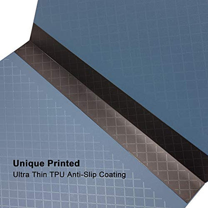24"x18" Self Healing 3 Layer Folding Cutting Mat, Non-slip Non-reflective, Great for Crafts, Quilting, Sewing, Scrapbooking Molandi Blue (Molandi Blue)