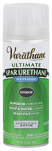 Varathane 250281 Water-Based Ultimate Spar Urethane Spray, 11.25 oz, Satin - size: 11.25 oz Spray, style: Satin