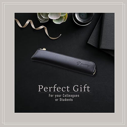 Graph Gear 1000 Mechanical Drafting Pencil + Ain HB/B/2B leads, original Black slim pen case (0.9mm) - size: 0.9mm