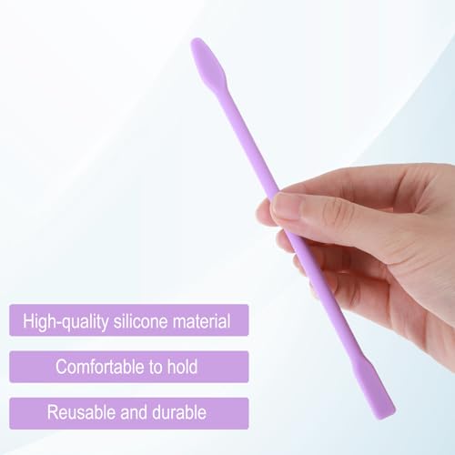 8PCS Silicone Stir Sticks Resin Tools, Reusable Mixing Sticks Silicone Stick for for Liquid, Facial Mask, Glitter Cups, Epoxy, Molds & DIY Crafts