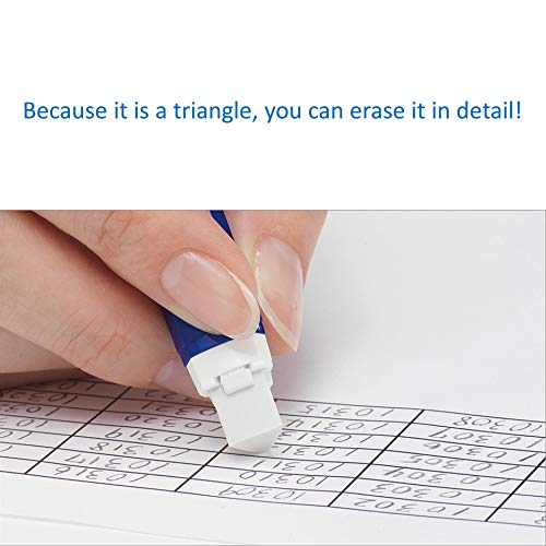 Four Graphgear 1000 Mechanical Pencil Set- 0. 3mm, 0. 5mm, 0. 7mm & 0. 9mm / Four Rerill Leads/Pen-type Triangle Eraser/Pencase, Silver