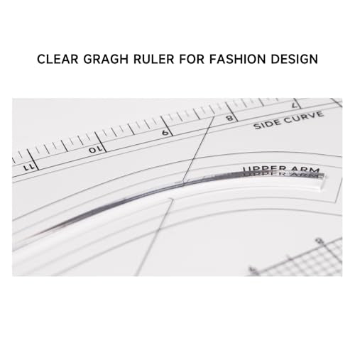 KEARING 24" Imperial Pattern Master - Patented Acrylic Sewing Curve Ruler - style: PM6512R