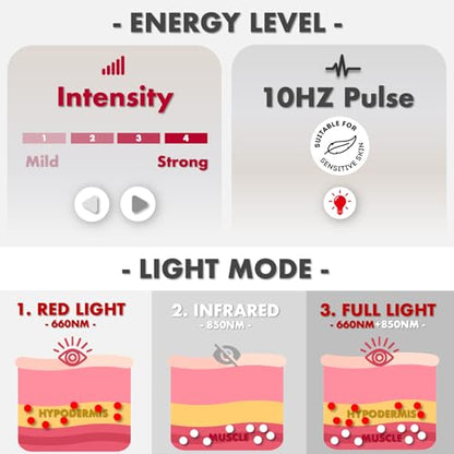 ALLOLO Red Light Therapy for Body, 3 in 1 LEDs Red Light Therapy Belt with Timer Remote Control, 660nm 850nm Infrared Light Therapy Pad for Body Waist Shoulder Knee, 27.6" x 13.9" Large Area - size: 27.6"*13.9"