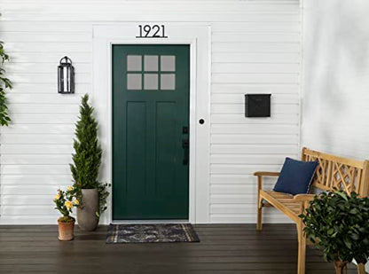 Rust-Oleum Stops Rust Door & Trim Paint, Satin Vermont Green | Ultimate Durability on Metal, Wood and Fiberglass | Durable Chip and Fade Resistance | Smooth Finish | Indoor and Outdoor - color: Satin Vermont Green