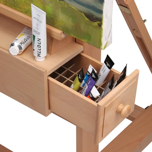 MEEDEN Extra-Large Art Painting Easels: Holds Canvas up to 83" Easel Stand - color: Natural