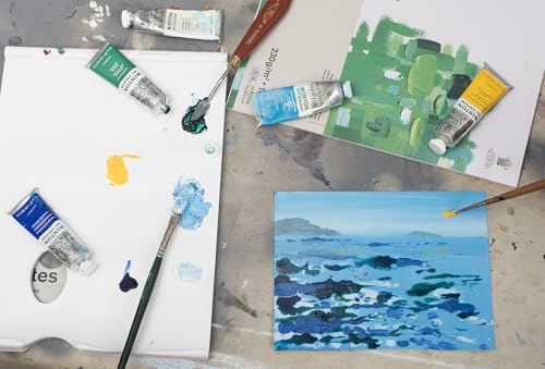 Winsor & Newton Winton Oil Color Paint Set, Seascape, 5 x 37ml Tubes - style: Seascape - 5 x 37ml