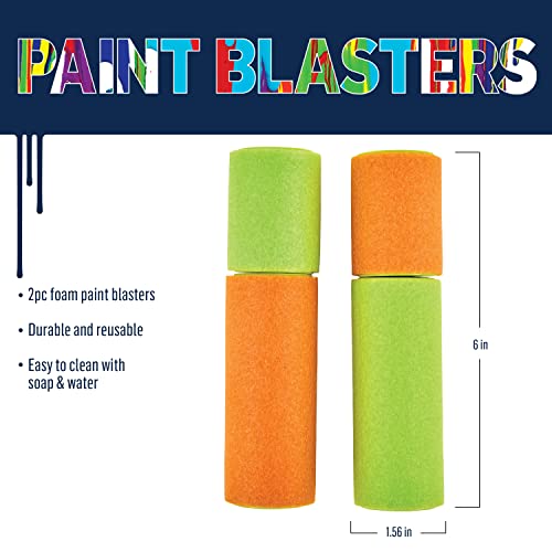 FolkArt Drizzle Paint Blasters, Easy to Use Foam Blasters Perfect for DIY Paint Pouring Arts and Crafts Projects, 50826 - style: Paint Blasters