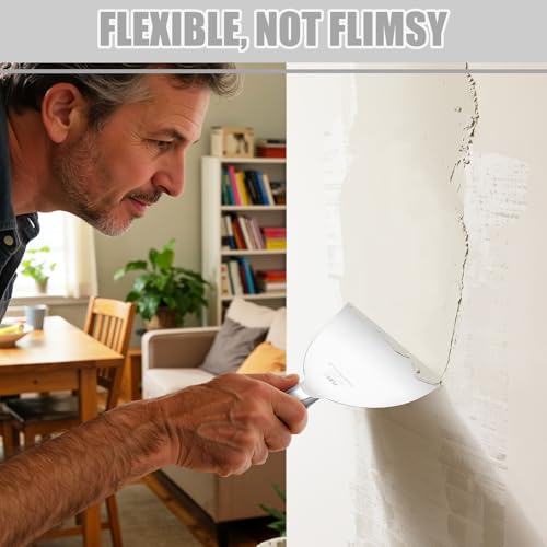 Putty Knife Set, 5Pcs 2",3",4",6",8" One Piece Putty Knives for Spackling | Drywall, Paint, and Wallpaper Removal, Premium Polished All-Metal Stainless Steel Putty Knife for Smooth Finish - size: 2"3"4"6"8"