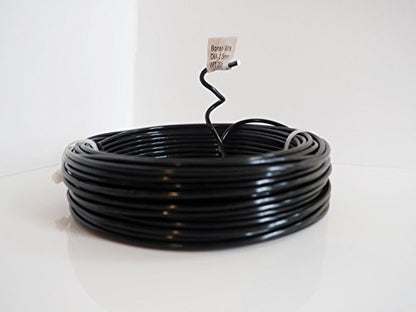 Anodized Aluminum 2.5mm Bonsai Training Wire 250g Large Roll (60 feet) - Choose Your Size and Color (2.5mm, Black) - color: Black, size: 2.5mm