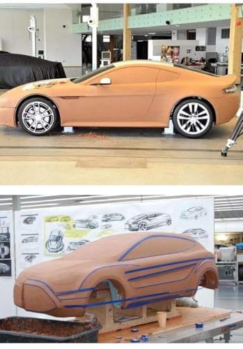Professional Automotive Design Clay, 900g Non-Drying Oil-Based Sculpting Clay for Car Models, Prototyping and Mold Making, Smooth Firm for CNC and Hand Sculpting