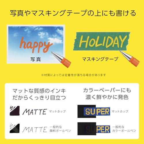 Pentel Ballpoint Pen Color Matte Hop Navy Blue 10 Pens K110-VCA - color: blue (navy blue)