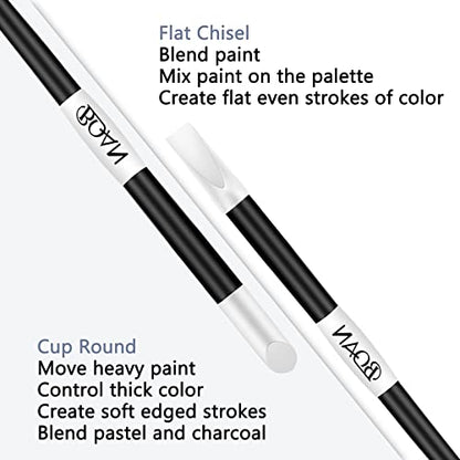 BQAN Silicone Nail Art Pen 5Pcs Black for Sculpting, Drawing & Shaping | Soft Silicone Tips | 3D Sculpting | Chrome Powder | Foil Carving Drawing | Precision Shaping | Gel & Acrylic Nail Art - color: Black